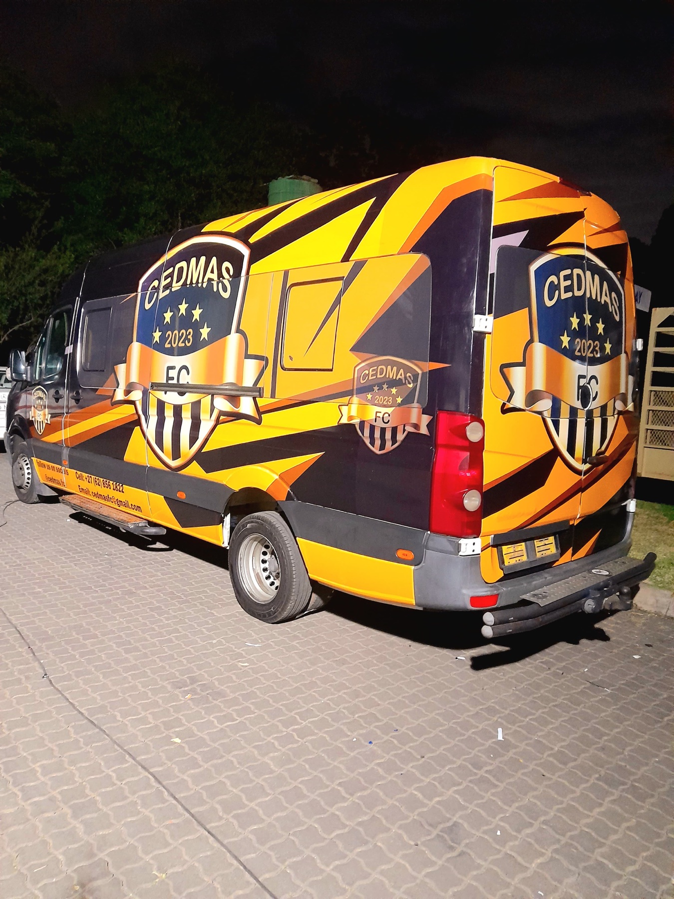 Cedmas Rear Wrap project by Xikalichani Branding