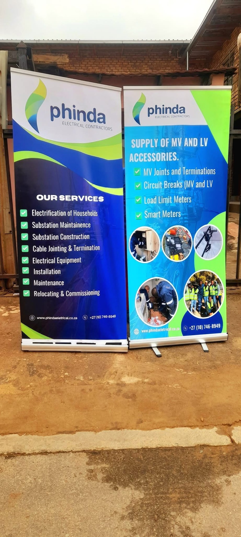 Phinda Pull-Up Banners project by Xikalichani Branding